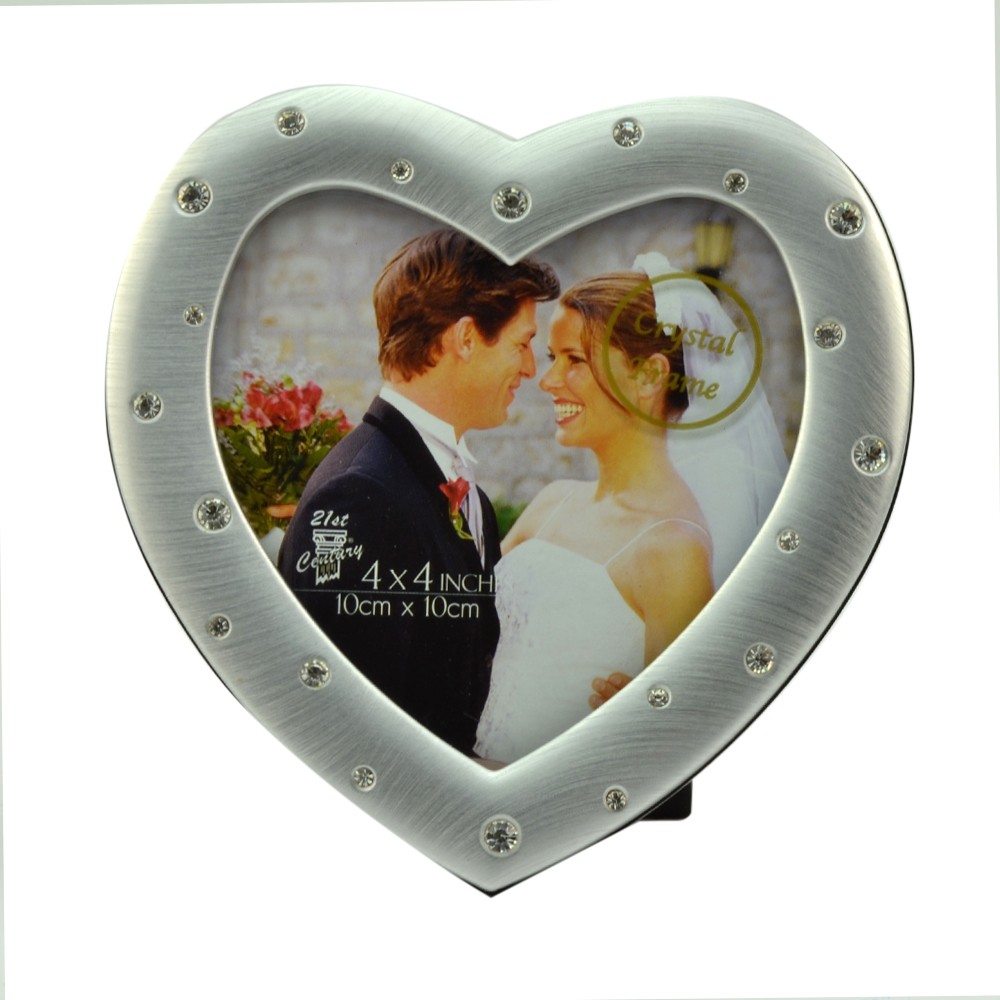 Rama foto Love Couple, format 10x10 cm Argintiu - imagine 7